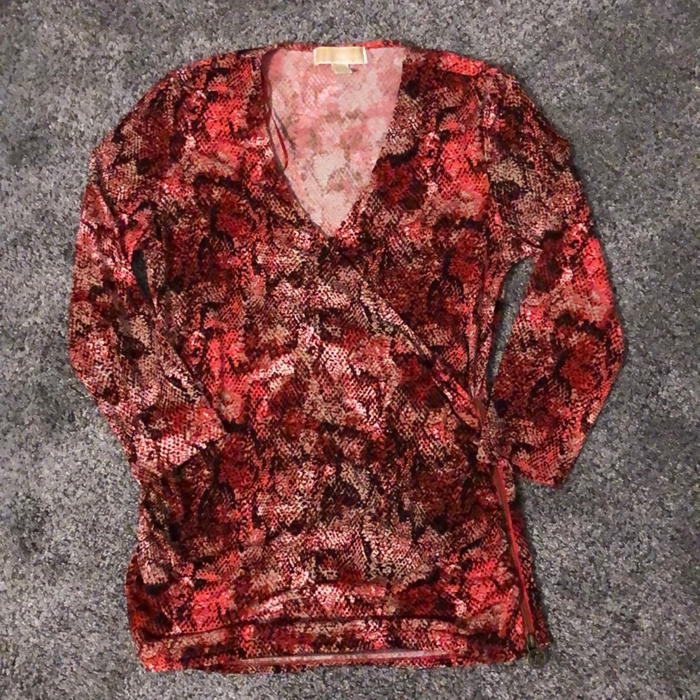 Snake Print Michael Kors Top